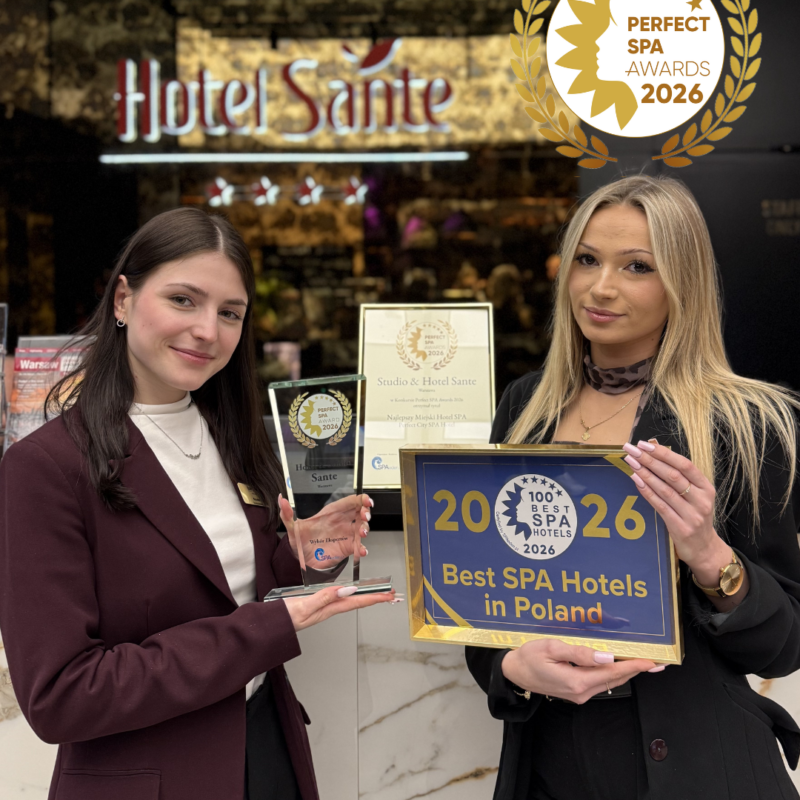 Hotel Sante ZWYCIĘZCĄ 16. edycji Konkursu Perfect SPA Awards 2026